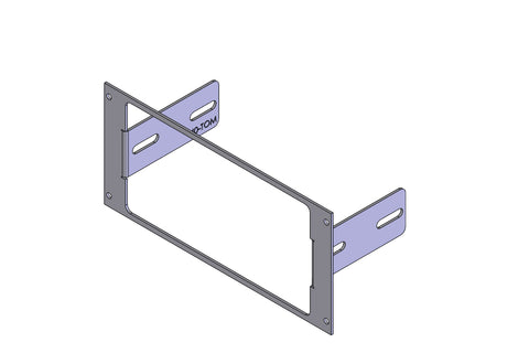 Havis C-EB40-TOM-1P 1-Piece Equipment Mounting Bracket, 4" Mounting Space, Fits Misc. Tomar 940, 948L & 948L-DCP - Synergy Mounting Systems
