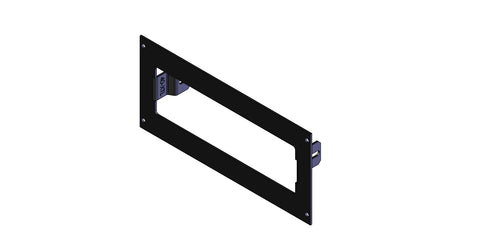 Havis C-EB40-XTL-1P 1-Piece Equipment Mounting Bracket, 4" Mounting Space, Fits Motorola XTL2500, XTL5000-05, APX-7500, - Synergy Mounting Systems