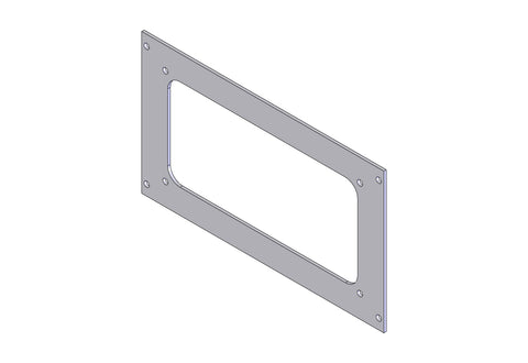 Havis C-EB50-LCS-1P 1-Piece Equipment Mounting Bracket, 5" Mounting Space, Fits Misc. Unistar LCS800-F, LCS850-F - Synergy Mounting Systems