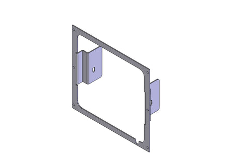 Havis C-EB80-APX-1P 1-Piece Equipment Mounting Bracket, 8" Mounting Space, Fits Motorola APX-09 remote radio - Synergy Mounting Systems