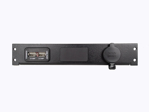 Havis C-LP1-PS2-USB Lighter Plug Outlet W/ 1 Switch & 1 USB Cut Outs - Synergy Mounting Systems