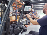 Havis C-MH-1009 Forklift Height Adjustable Overhead Mounting Package for Tablets with Keyboard Tray - Synergy Mounting Systems