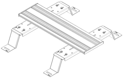 Havis C-TMW-SAV-01 Tunnel Mount Assembly for 2002-2021 Chevrolet G-Series Van - Synergy Mounting Systems