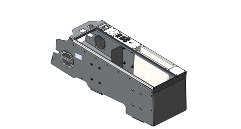 Havis C-VS-3000-F150-2 Vehicle Specific Console for 2021 Ford F-150 Wide-Angled 30" Long - Synergy Mounting Systems