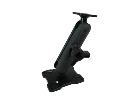 Havis DBM-1100-KL-0103 Dual Ball Mount with 1.00" Knob-Style Long Housing, One Standard AMPS Plate & One Standard VESA 75 Plate