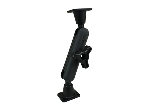 Havis DBM-1100-KL-0202 Dual Ball Mount with 1.00" Knob-Style Long Housing & Two Long AMPS Plates