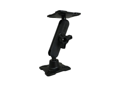 Havis DBM-1100-KL-0304 Dual Ball Mount with 1.00" Knob-Style Long Housing, One Standard VESA 75 Plate & One Long VESA 75 Plate