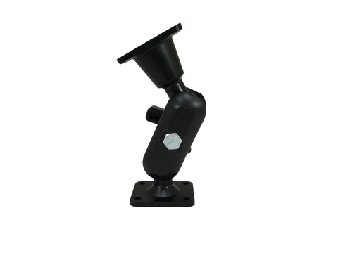 Havis DBM-1100-KS-0102 Dual Ball Mount with 1.00" Knob-Style Standard Housing, One Standard AMPS Plate & One Long AMPS Plate