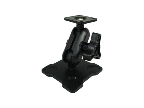 Havis DBM-1100-KS-0103 Dual Ball Mount with 1.00" Knob-Style Standard Housing, One Standard AMPS Plate & One Standard VESA 75 Plate