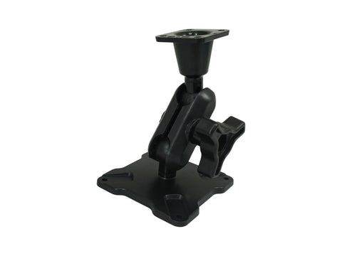 Havis DBM-1100-KS-0203 Dual Ball Mount with 1.00" Knob-Style Standard Housing, One Long AMPS Plate & One Standard VESA 75 Plate