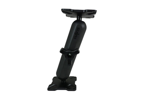 Havis DBM-1150-KL-0303 Dual Ball Mount with 1.50" Knob-Style Long Housing & Two Standard VESA 75 Plates