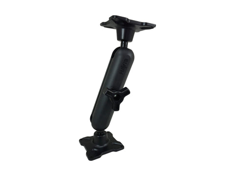 Havis DBM-1150-KL-0404 Dual Ball Mount with 1.50" Knob-Style Long Housing & Two Long VESA 75 Plates