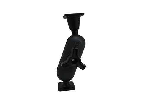 Havis DBM-1150-KS-0102 Dual Ball Mount with 1.50" Knob-Style Standard Housing, One Standard AMPS Plate & One Long AMPS Plate