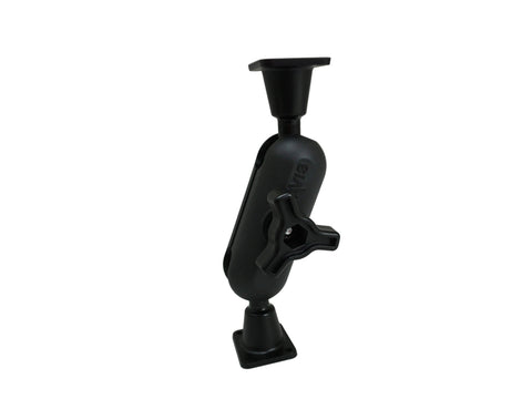 Havis DBM-1150-KS-0202 Dual Ball Mount with 1.50" Knob-Style Standard Housing & Two Long AMPS Plates