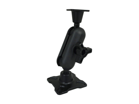 Havis DBM-1150-KS-0204 Dual Ball Mount with 1.50" Knob-Style Standard Housing, One Long AMPS Plate & One Long VESA 75 Plate