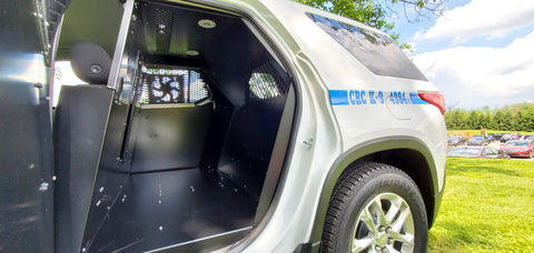 Havis K9-C25-XL-B Extended Dual Dog K9 Transport System for 2018-2020 Chevrolet Traverse - Synergy Mounting Systems