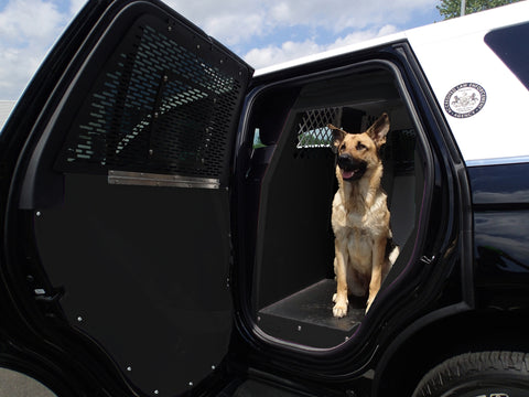 Havis K9-F27-1-B Standard Black K9 Transport System for 2018-2021 Ford Expedition - Synergy Mounting Systems