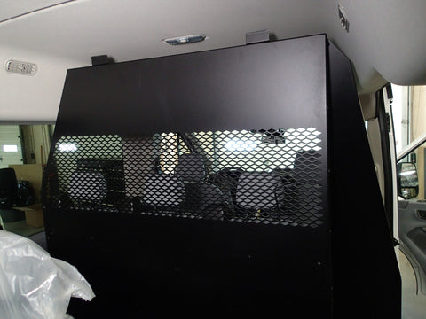 Havis P-MID-3 Middle partition for 2015-2021 Ford Transit window van with medium roof and side sliding doors - Synergy Mounting Systems