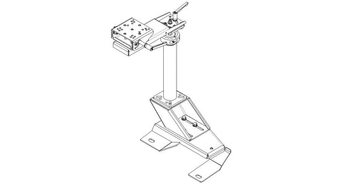 Havis PKG-PSM-140 1997-2020 Ford E-Series Van Standard Passenger Mount Package - Synergy Mounting Systems