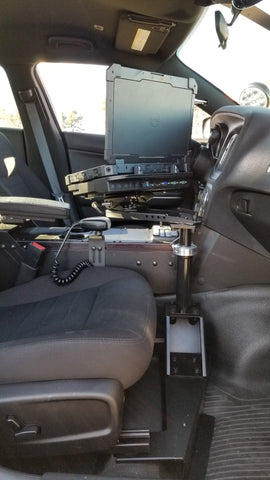 Havis PKG-PSM-168 2011-2021 Dodge Charger, 2014-2020 AWD Charger & Chrysler 300 Standard Passenger Side Mount Package - Synergy Mounting Systems