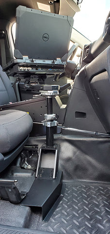 Havis PKG-PSM-3006 2020-2021 Ford Interceptor Utility and Ford Retail Explorer Premium Passenger Side Mount Package - Synergy Mounting Systems