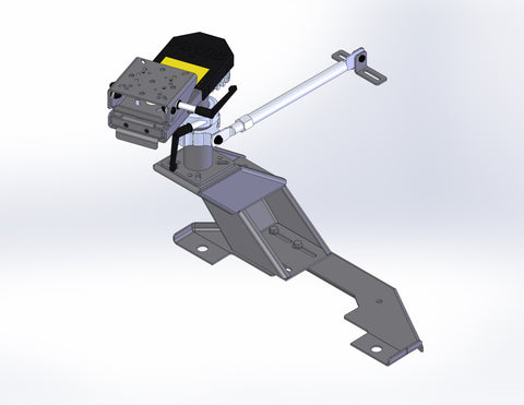 Havis PKG-PSM-341 Premium Passenger Side Mount Package for 2013-2019 Ford Police Interceptor Sedan - Synergy Mounting Systems