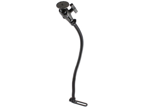 RAM-316-1-24-202U RAM Mounts POD I Universal No-Drill Vehicle Mount with 24" Rigid Aluminum Rod & 1.5" Dia. Ball Round Adapter Base - Synergy Mounting Systems