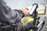 RAM-B-400-C-UN7U RAM Mounts Small Tough-Claw Base with Long Double Socket Arm and Universal RAM® X-Grip® Cell/iPhone Cradle - Synergy Mounting Systems