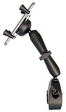 RAM-B-400-C-UN7U RAM Mounts Small Tough-Claw Base with Long Double Socket Arm and Universal RAM® X-Grip® Cell/iPhone Cradle - Synergy Mounting Systems