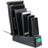 RAM-GDS-DOCK-6G1PU RAM Mounts GDS® 6-Port Desktop Charger for IntelliSkin® Products - Synergy Mounting Systems
