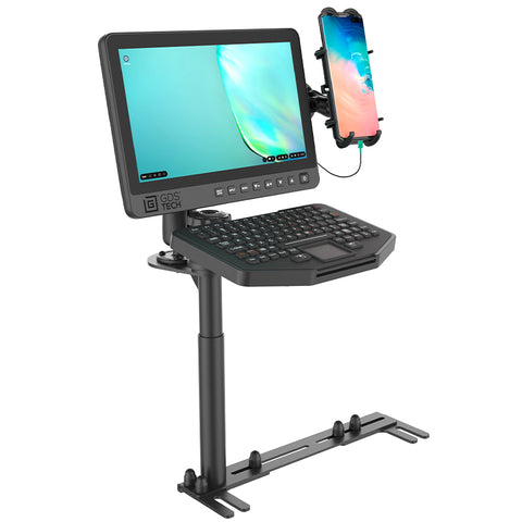 RAM-VB-196-GDS-ECO1 GDS® Ecosystem™ Vehicle Bundle with Monitor, Keyboard & Phone Mount - Synergy Mounting Systems