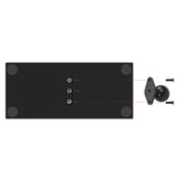 RAP-400-2-238-MS2 RAM Mounts Tough-Claw™ Mount for Xbox Adaptive Controller - Synergy Mounting Systems