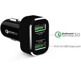 RAM-GDS-CHARGE-USB2QCCIG RAM Mounts GDS® 2-Port USB Cigarette Charger with Qualcomm® Quick Charge™ - Synergy Mounting Systems