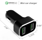 RAM-GDS-CHARGE-USB2QCCIG RAM Mounts GDS® 2-Port USB Cigarette Charger with Qualcomm® Quick Charge™ - Synergy Mounting Systems