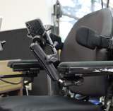 RAM-B-238-WCT-2-UN7 RAM Mounts X-Grip® Phone Mount for Wheelchair Armrests - Synergy Mounting Systems