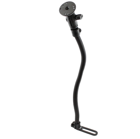 RAM-B-316-1-202U RAM Pod™ I Vehicle Mount with 18" Aluminum Rod and Round Plate