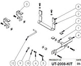 Havis UT-2008-KIT Adaptor Lug Kit to secure Panasonic Q1 & Q2 in Universal Rugged Cradle UT-2001 - Synergy Mounting Systems