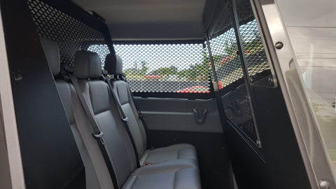 Havis WGI-F25 2015-2021 Ford Transit window van (wagon) with Low Roof, Standard Length 130 inch wheelbase and passenger side sliding door - Synergy Mounting Systems
