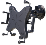 RAM-B-166-UN11U RAM Mounts Twist-Lock Suction Cup Mount with Universal X-Grip® Cradle for 12" Large Tablets - Synergy Mounting Systems