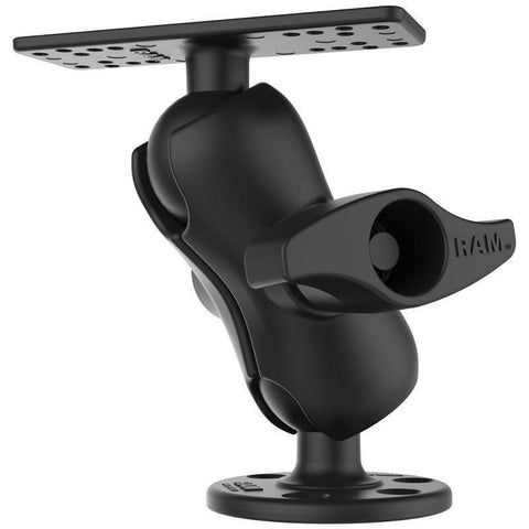RAM-E-111U-D RAM Mounts E-Size Large Marine Electronics Mount - Synergy Mounting Systems