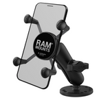RAM-B-138-UN7U RAM Mounts Small X-Grip® Phone Mount with Drill-Down Base - Synergy Mounting Systems