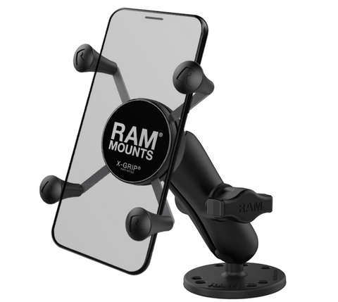 RAM-B-138-UN7U RAM Mounts Small X-Grip® Phone Mount with Drill-Down Base - Synergy Mounting Systems
