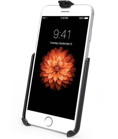 RAM-HOL-AP18U RAM Mounts Form-Fitted Cradle for Apple iPhone 6, 6s & 7 WITHOUT CASE - Synergy Mounting Systems