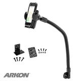 ARKON SM488L22 Arkon Car or Truck Seat Rail or Floor Phone Holder Mount for iPhone 14/Pro Max/Pro, Samsung Galaxy S22/Ultra, S21, Sonim XP3