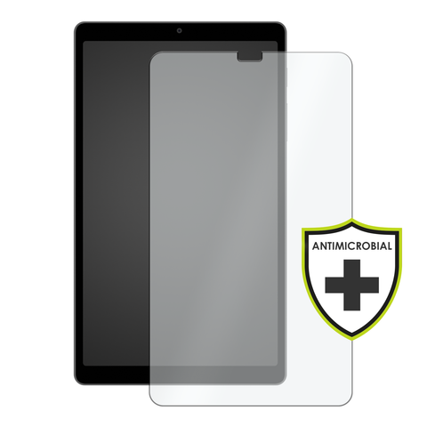 OuterFactor OnGuard Screen Protector, Tab A7 Lite (2021), 2.5D Curved 9H Tempered Glass, Antimicrobial, Model # 30-0071300