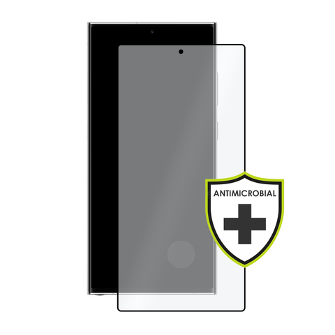 OuterFactor OnGuard Screen Protector, S23 Ultra, Curved 9H Tempered Glass, Anti-Microbial, Model # 30-0341300
