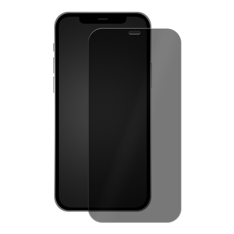 OuterFactor OnGuard Screen Protector, iPhone 12/ 12 Pro, 2.5D Curved 9H Tempered Glass, Privacy, Model # 30-0031100
