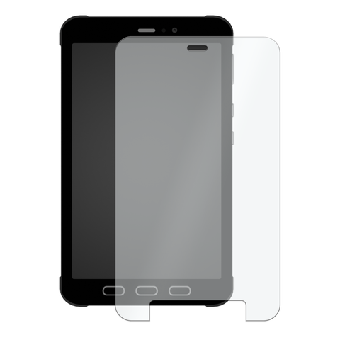 OuterFactor OnGuard Screen Protector, Tab Active 3 (2020), 2.5D Curved 9H Tempered Glass, Clear, Model # 30-0021000
