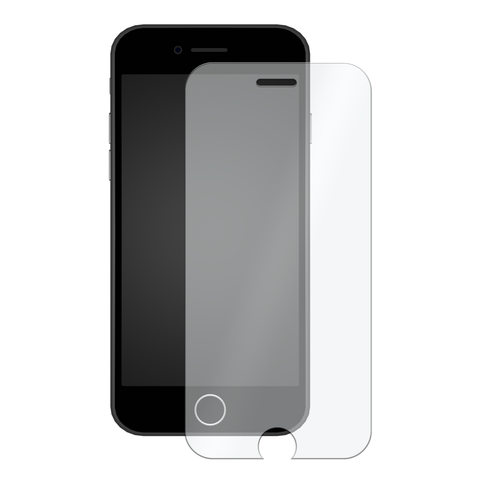 OuterFactor OnGuard Screen Protector, iPhone SE (2/3rd Gen), 2.5D Curved 9H Tempered Glass, Clear, Model # 30-0041000