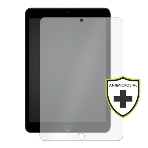OuterFactor OnGuard Screen Protector, iPad 10.2 (7/8/9th Gen), 2.5D Curved 9H Tempered Glass, Antimicrobial, Model # 30-0081300